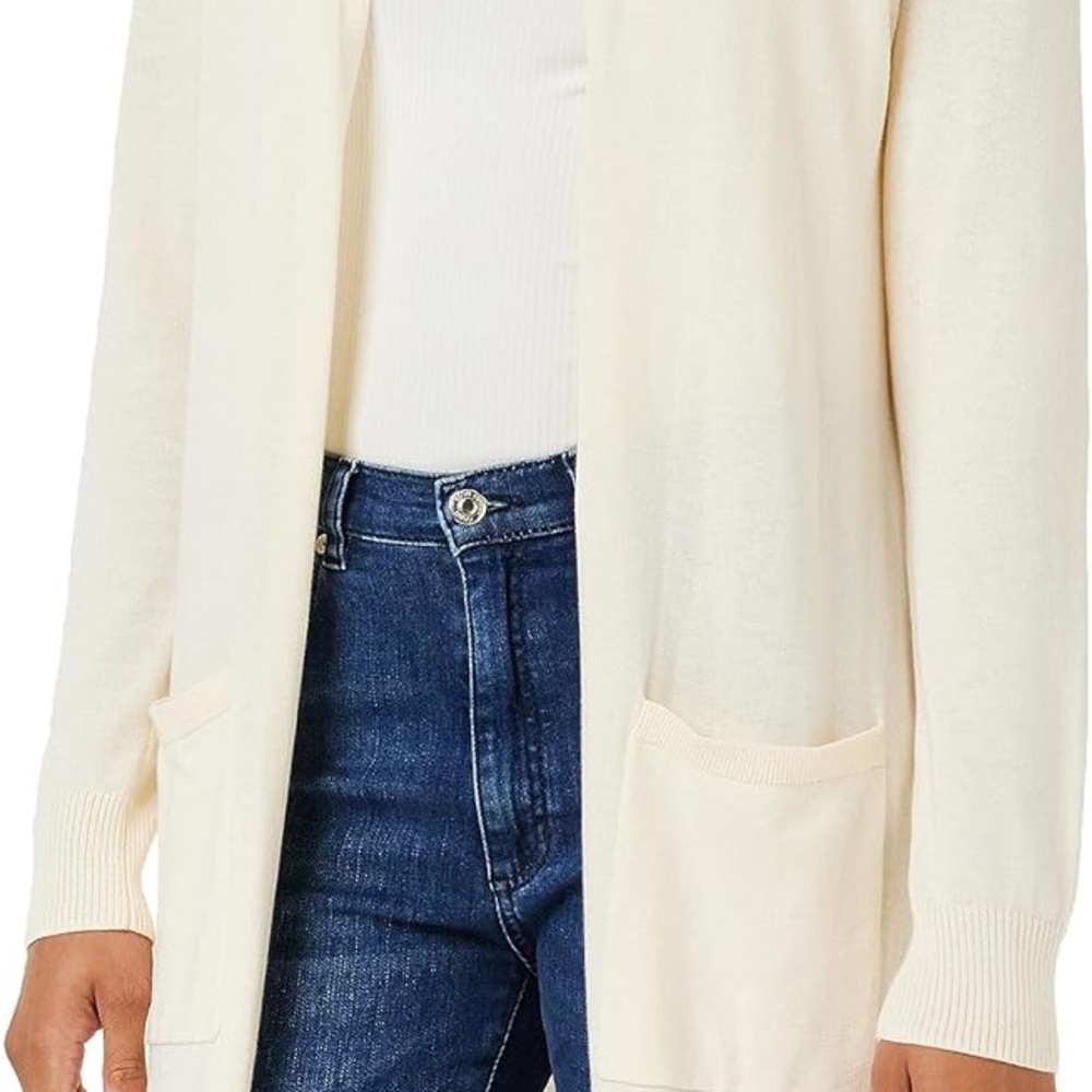 Amazon Essentials Women's Soft Cream Cardigan